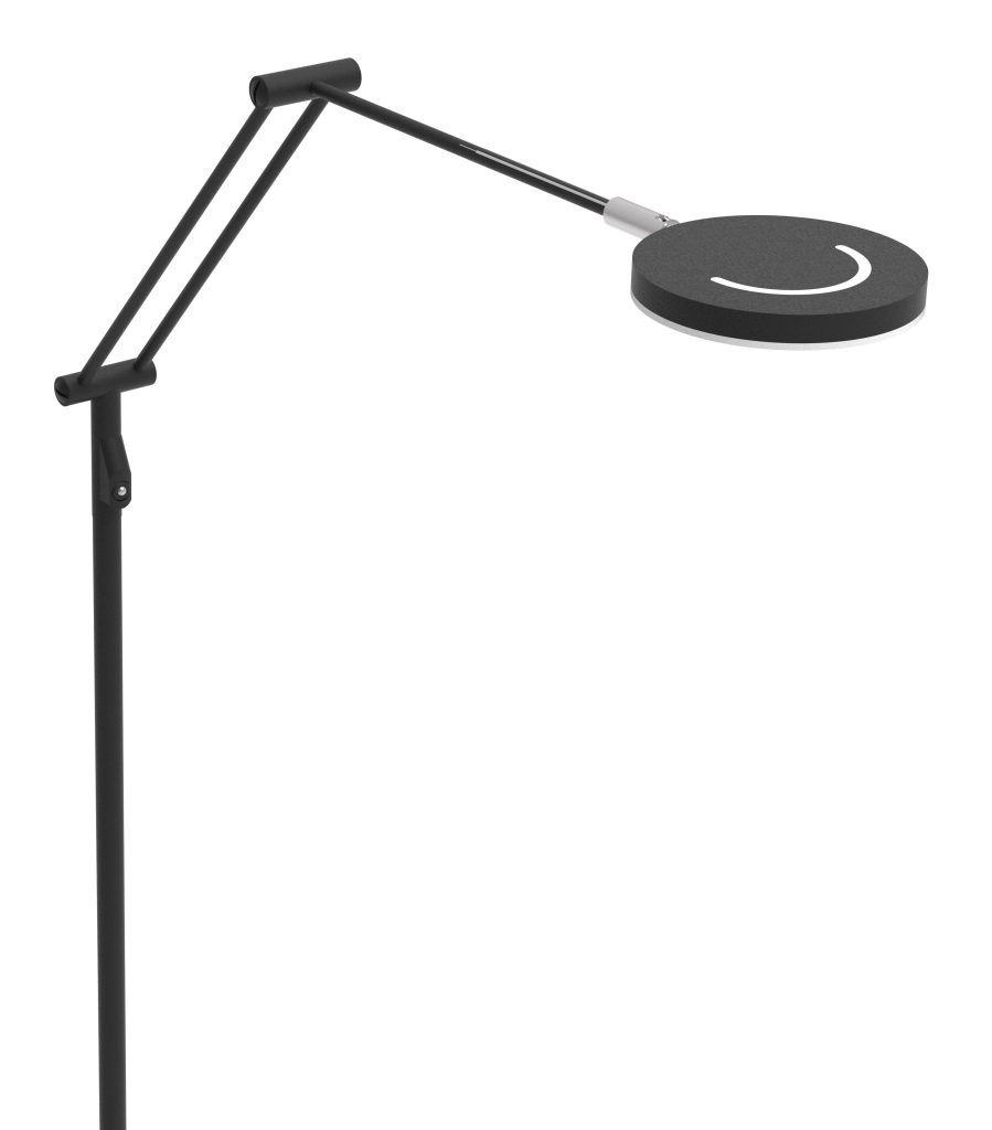 Flexibele ronde vloerlamp zwart Steinhauer Soleil - Afbeelding 21
