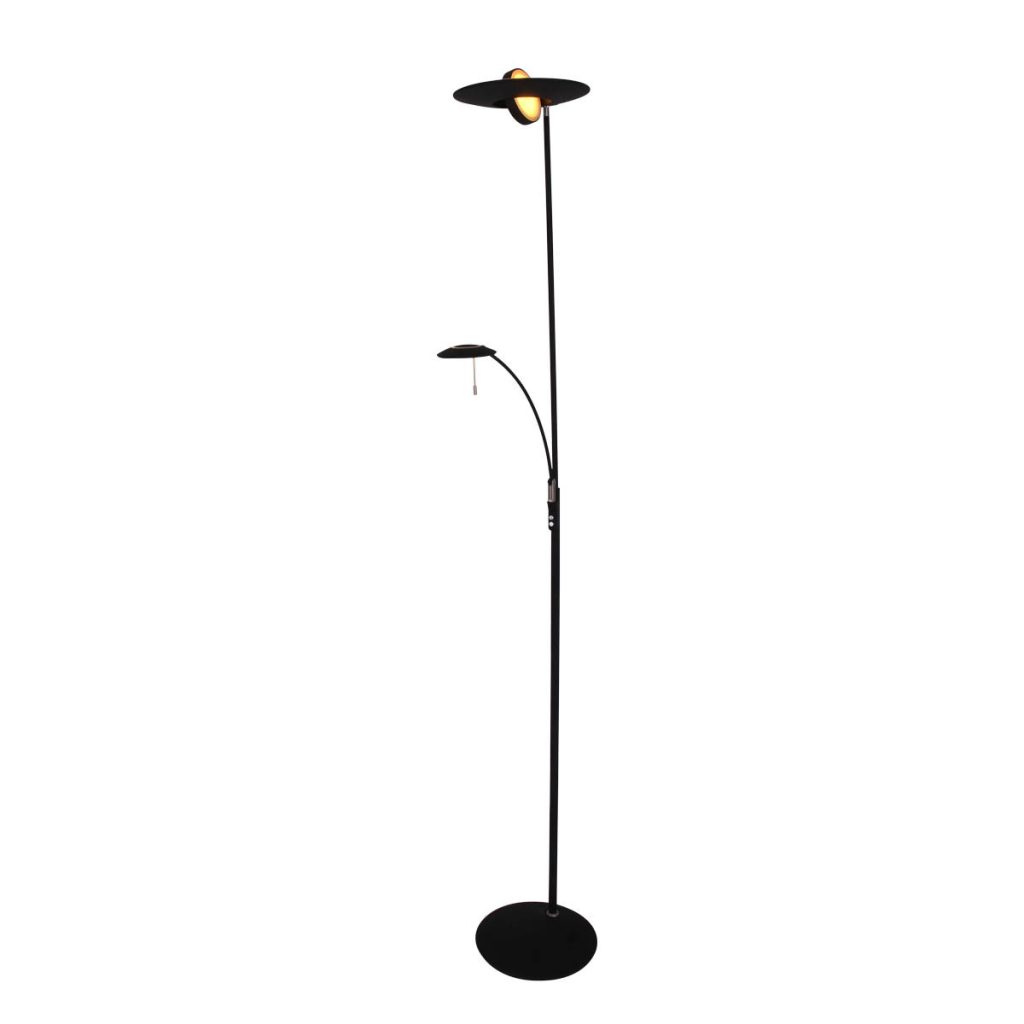 Dimbare vloerlamp zwart leeslamp Steinhauer Zenith led - Afbeelding 2