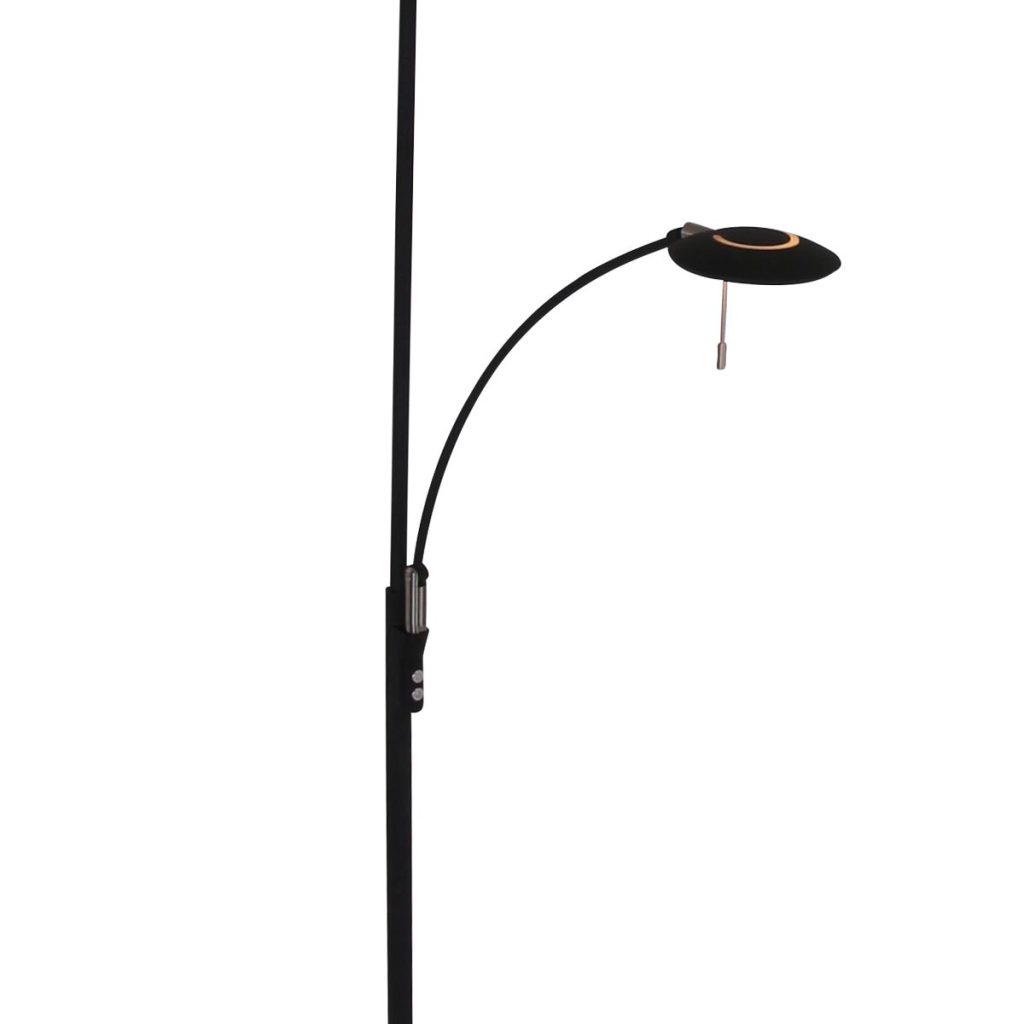 Dimbare vloerlamp zwart leeslamp Steinhauer Zenith led - Afbeelding 12