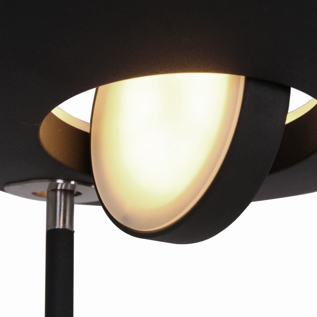 Dimbare vloerlamp zwart leeslamp Steinhauer Zenith led - Afbeelding 5