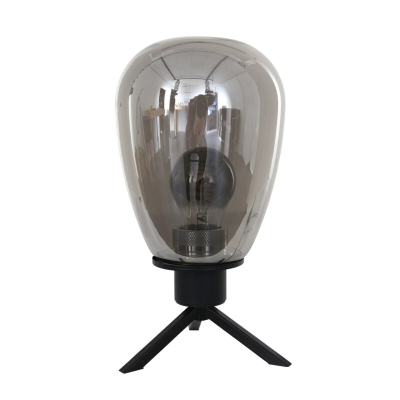 steinhauer-tafellamp-reflexion-zwart-glasmetaal-ø15cm-e27-2682zw-1