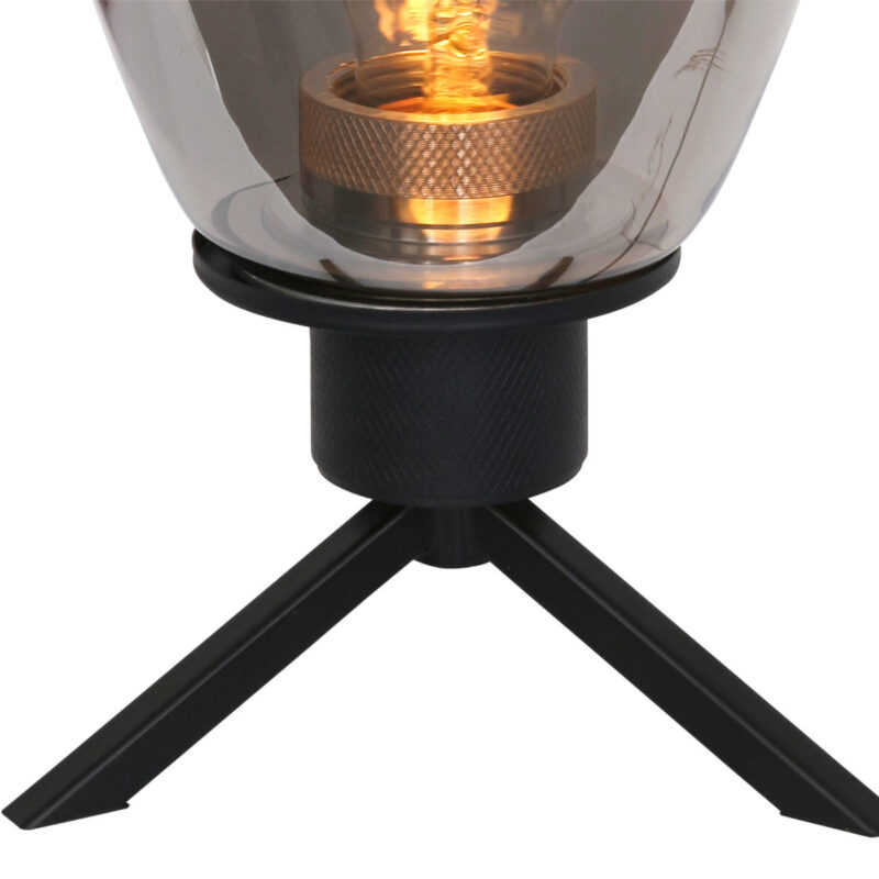 steinhauer-tafellamp-reflexion-zwart-glasmetaal-ø15cm-e27-2682zw-1