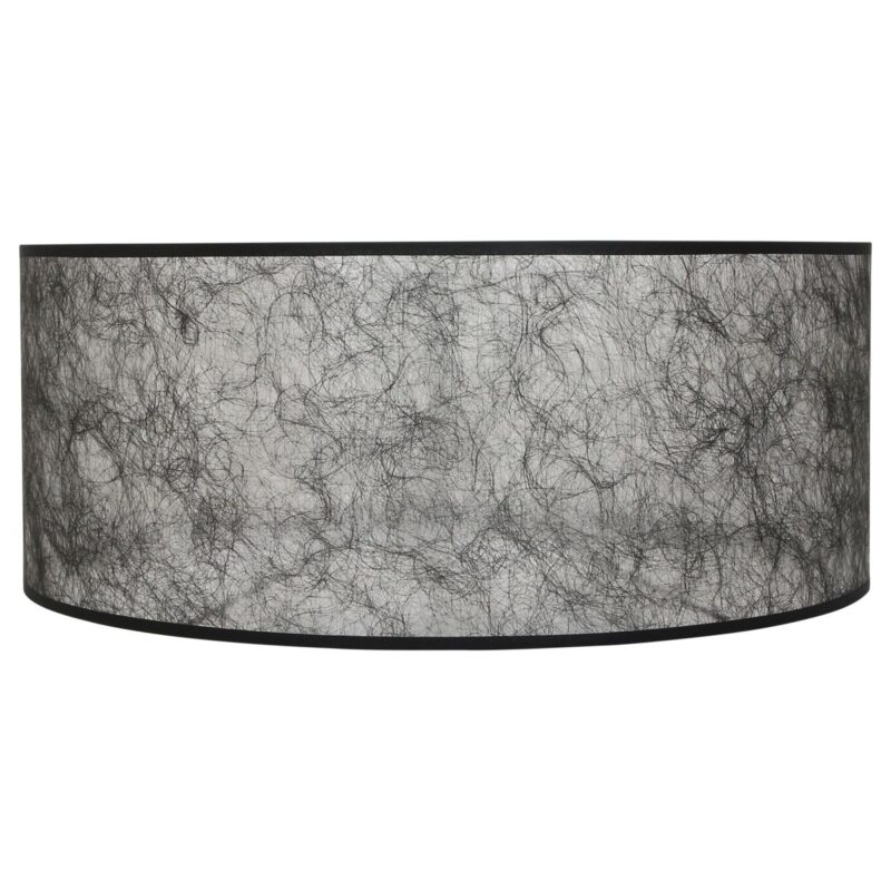 Moderne zwarte stoffen lampenkap Steinhauer  - Ø 50 cm - Afbeelding 2