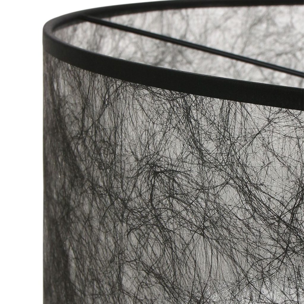 Moderne zwarte stoffen lampenkap Steinhauer  - Ø 50 cm - Afbeelding 3