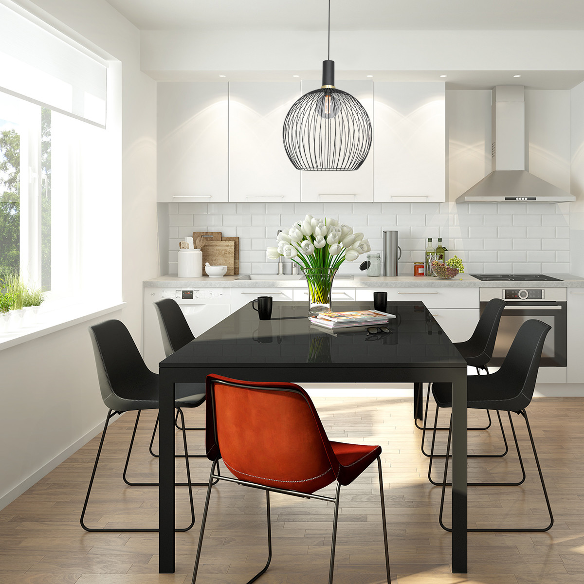 mexlite-hanglamp-aureole-zwart-metaal-ø42cm-e27-3068zw-1