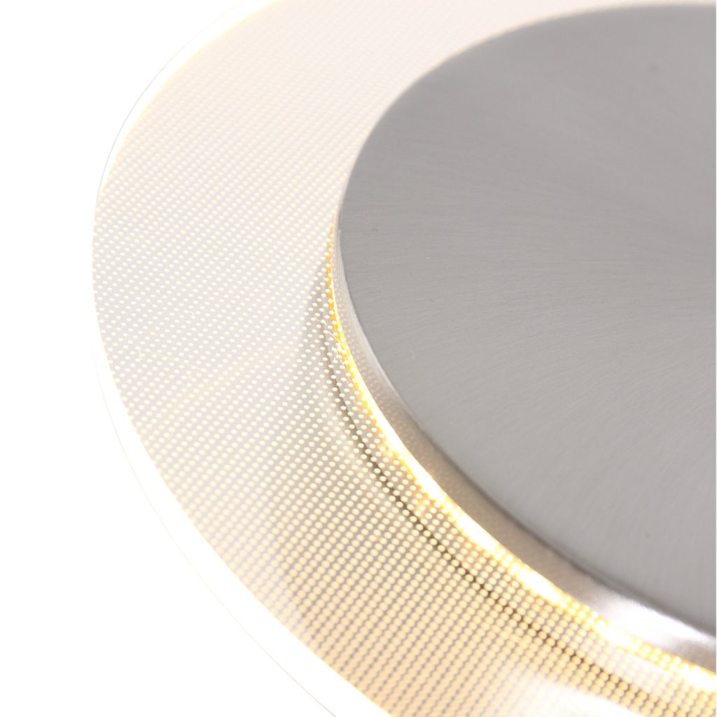 Moderne stalen metalen kunststof wandlamp Steinhauer Lido - Afbeelding 4