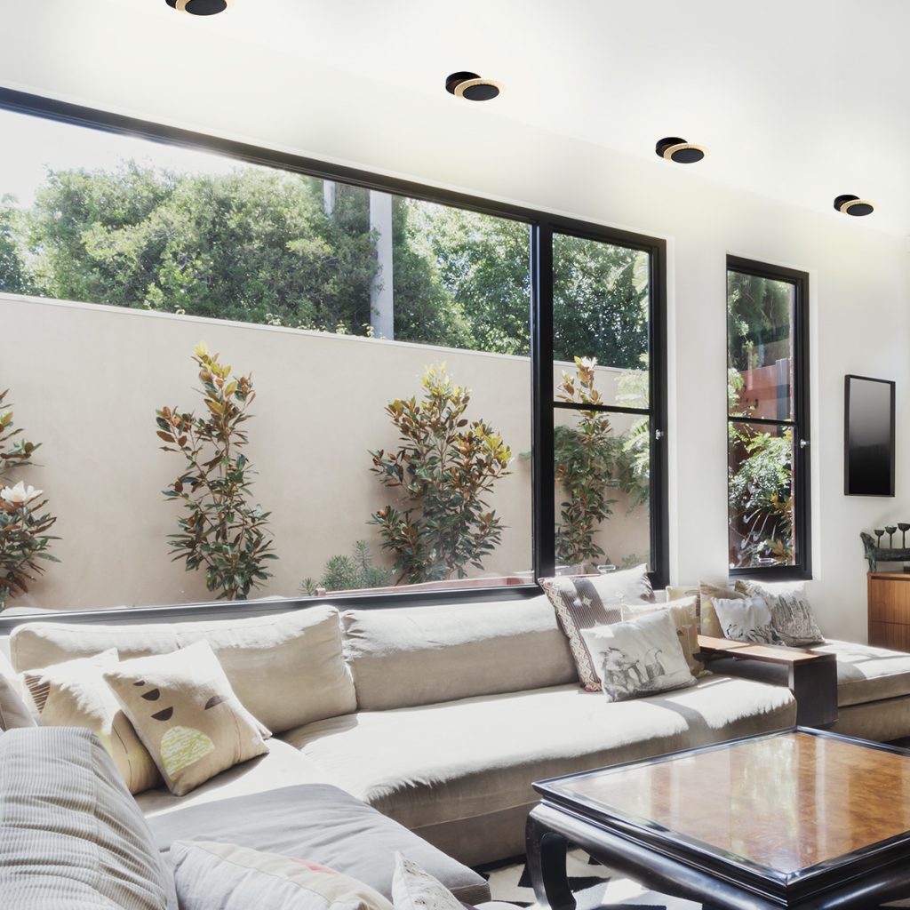 Moderne zwarte metalen kunststof wandlamp Steinhauer Lido - Afbeelding 3