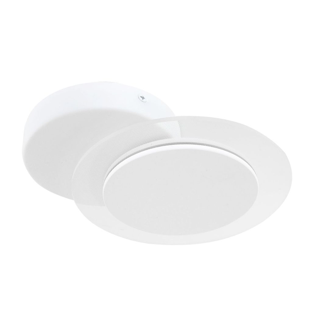 Moderne witte metalen kunststof wandlamp Steinhauer Lido - Afbeelding 15