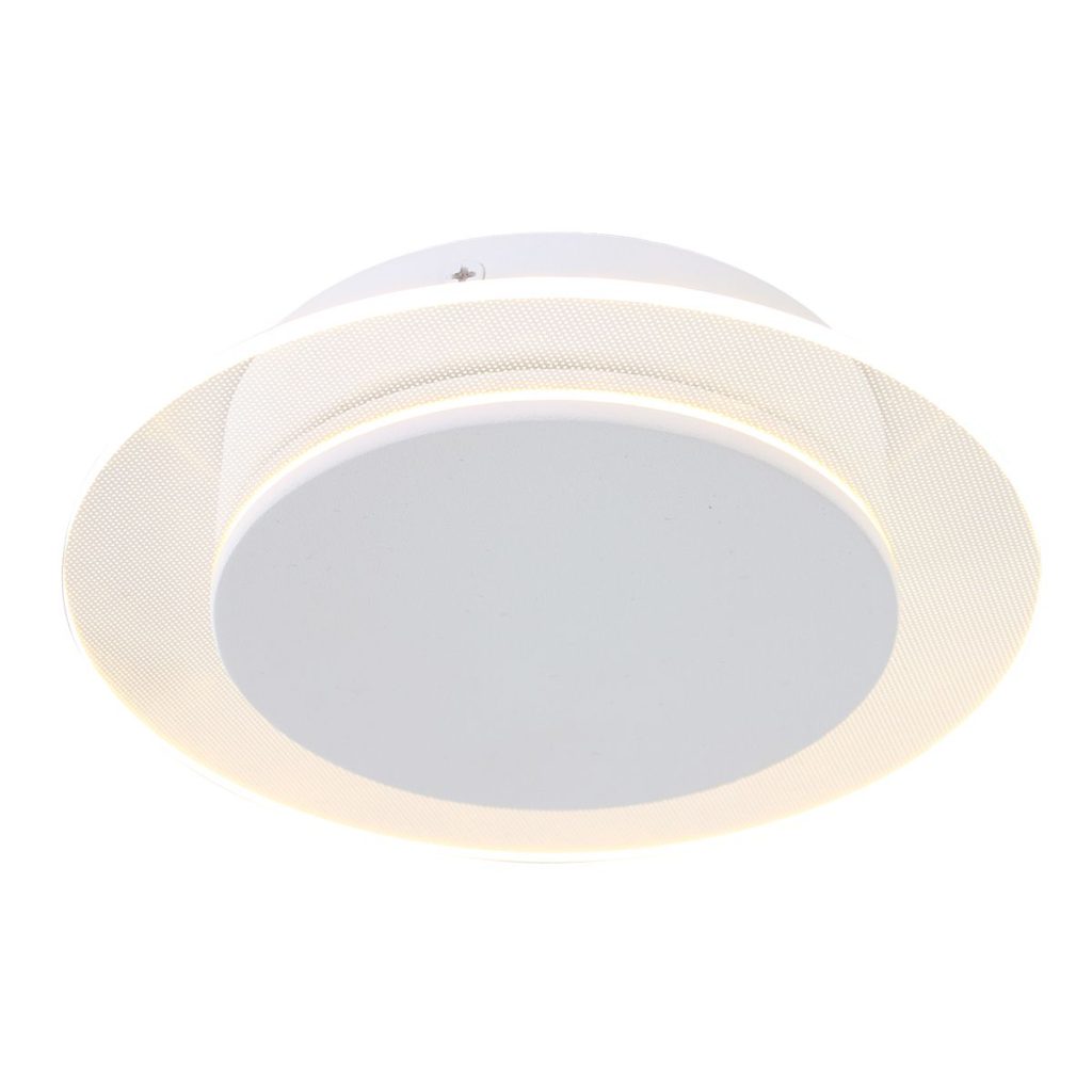 Moderne witte metalen kunststof wandlamp Steinhauer Lido - Afbeelding 16