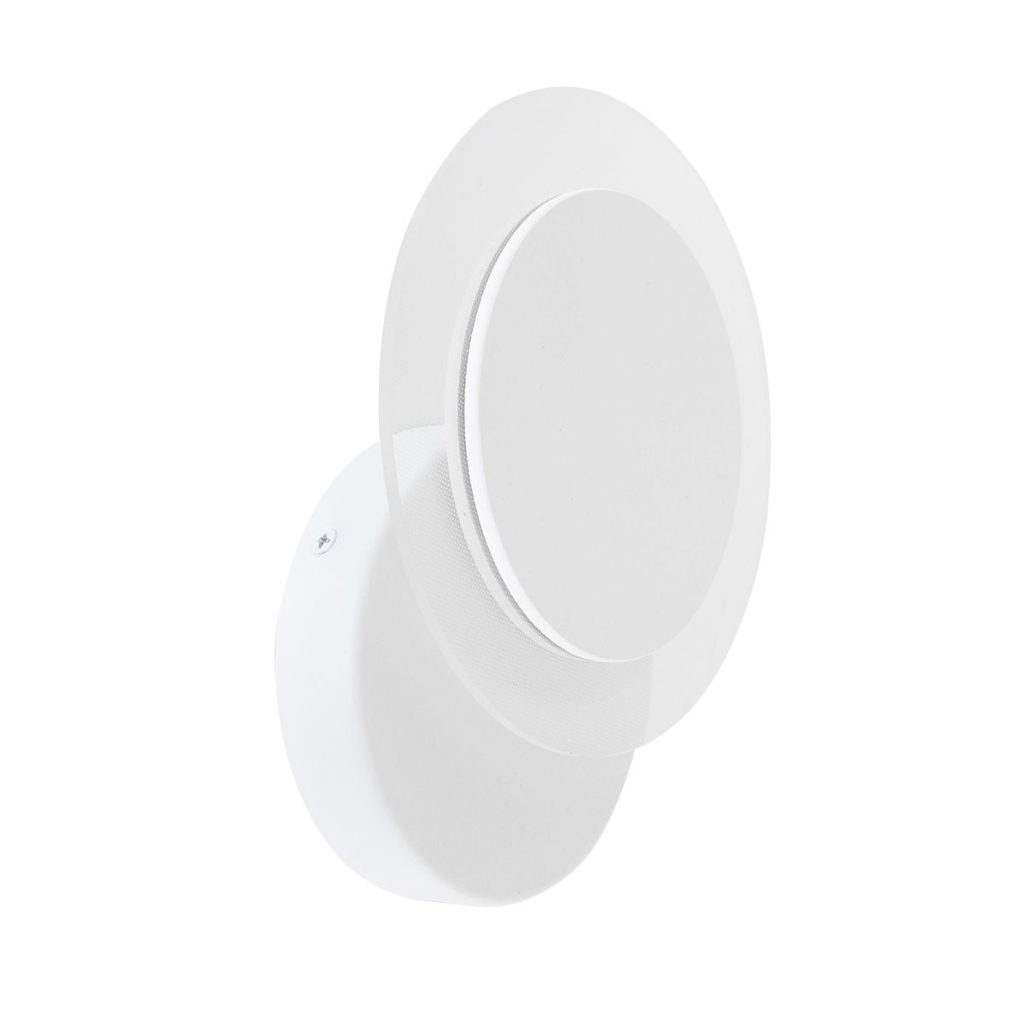 Moderne witte metalen kunststof wandlamp Steinhauer Lido - Afbeelding 17