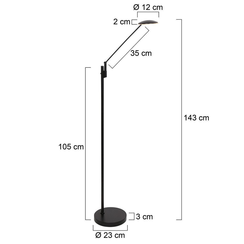 Draaibare vloerlamp Steinhauer Daphne - Afbeelding 7