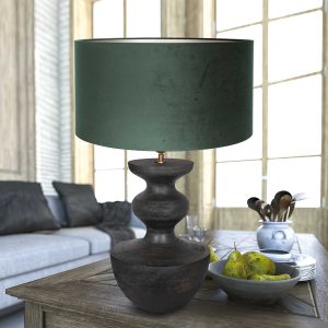 annelighting-tafellamp-lyons-zwart-houtveloursstof-ø40cm-e27-3480zw-1