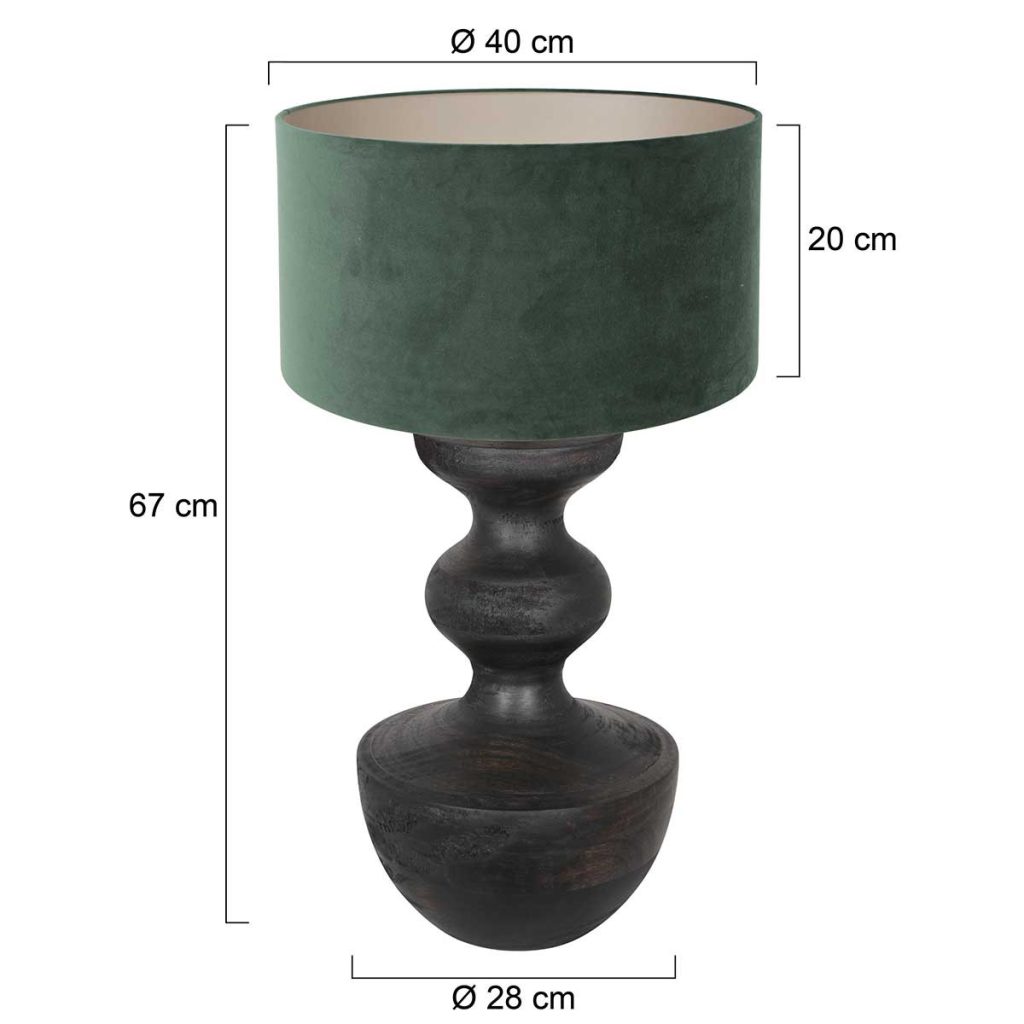 annelighting-tafellamp-lyons-zwart-houtveloursstof-ø40cm-e27-3480zw-1