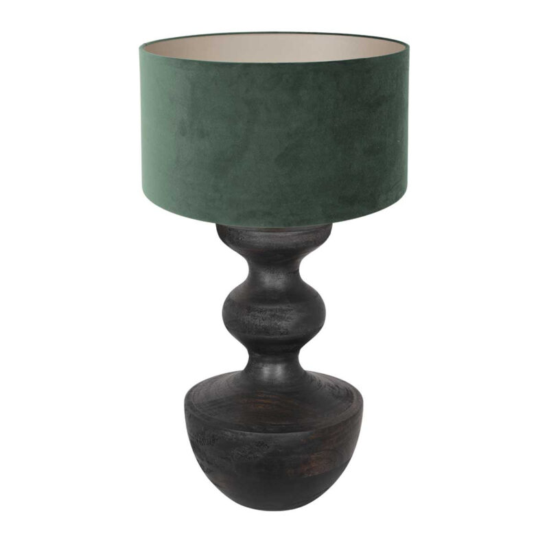 annelighting-tafellamp-lyons-zwart-houtveloursstof-ø40cm-e27-3480zw-1