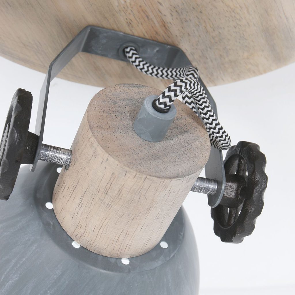 mexlite-spot-gearwood-grijs-metaalrubberwood-ø38cm-e27-3063gr-1