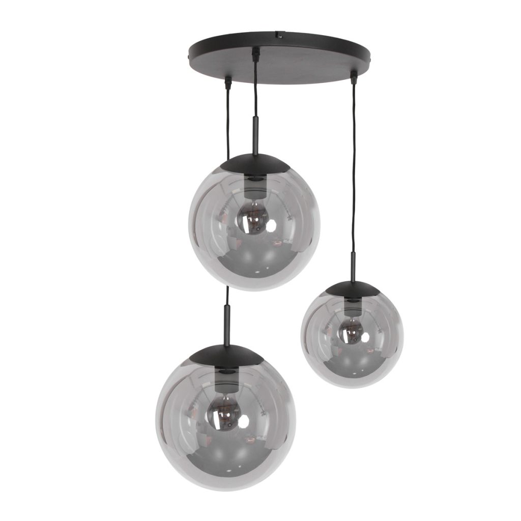 Drielichts rookglazen bollamp Steinhauer Bollique led - Afbeelding 11