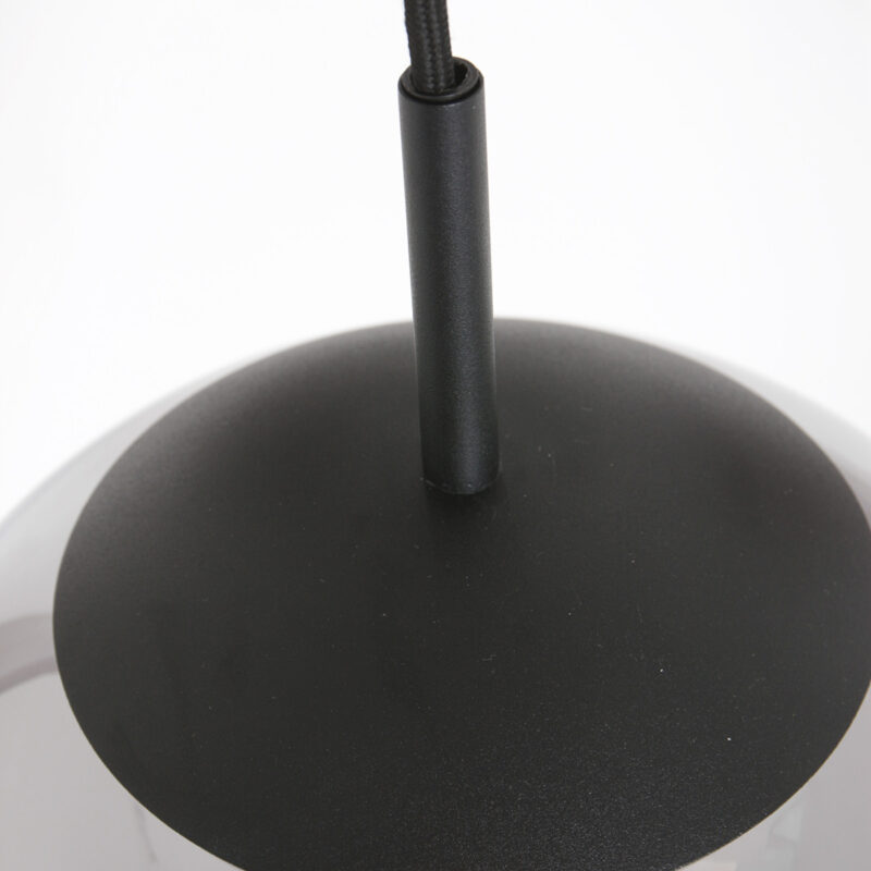 steinhauer-hanglamp-bolliqueled-zwart-glasmetaal-ø40cm-e27-3123zw-1