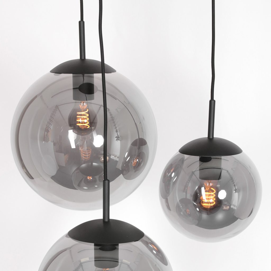 Drielichts rookglazen bollamp Steinhauer Bollique led - Afbeelding 5