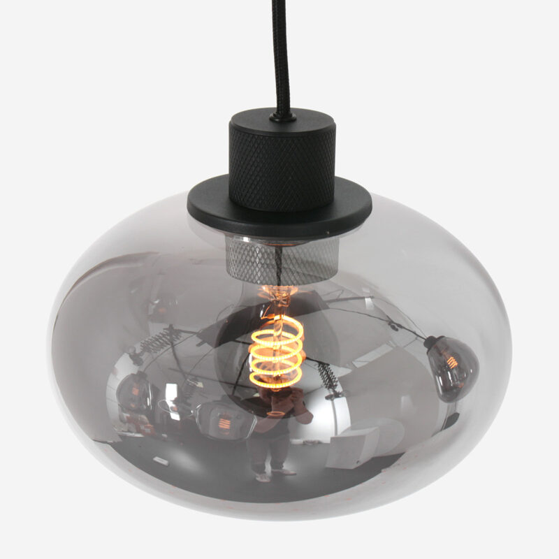 steinhauer-hanglamp-reflexion-zwart-glasmetaal-ø30cm-e27-3079zw-1