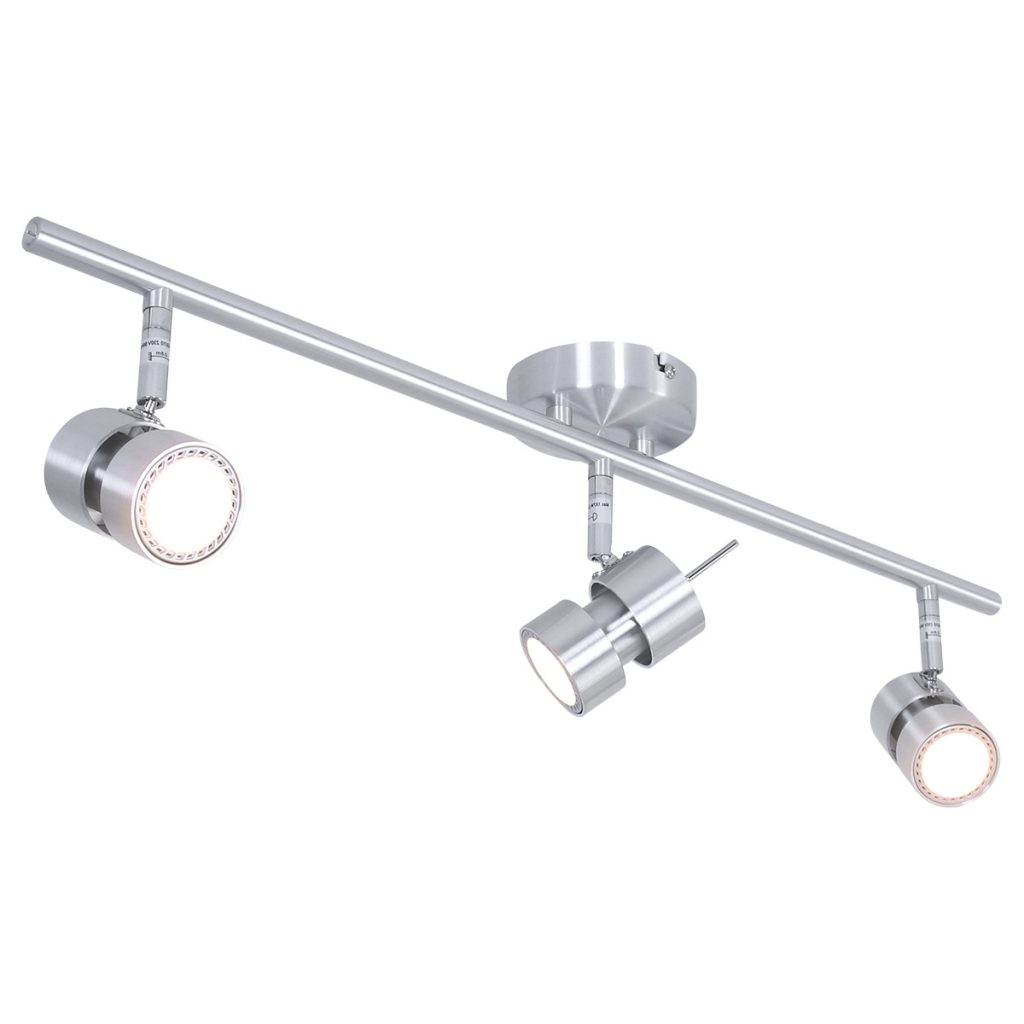 Moderne metalen spot staal Steinhauer Natasja led - Afbeelding 2