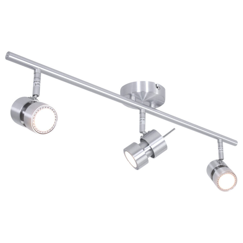 Moderne metalen spot staal Steinhauer Natasja led - Afbeelding 2