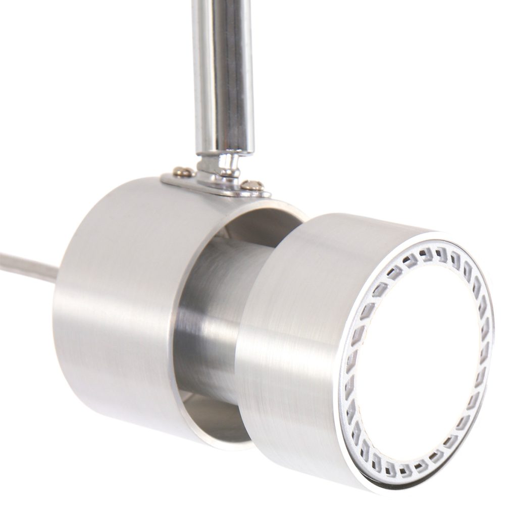 Moderne metalen spot staal Steinhauer Natasja led - Afbeelding 4