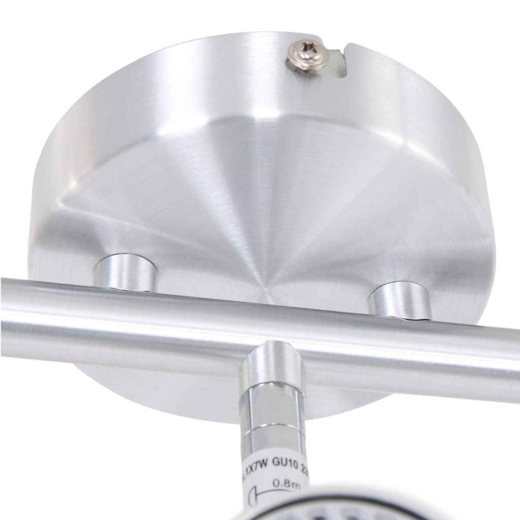 Moderne metalen spot staal Steinhauer Natasja led - Afbeelding 5