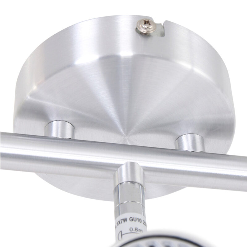 Moderne metalen spot staal Steinhauer Natasja led - Afbeelding 5