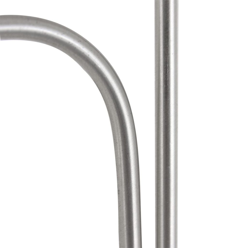 Klassieke stalen metalen glazen vloerlamp Steinhauer Tallerken - Afbeelding 10