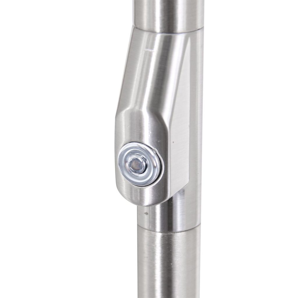 Klassieke stalen metalen glazen vloerlamp Steinhauer Tallerken - Afbeelding 11