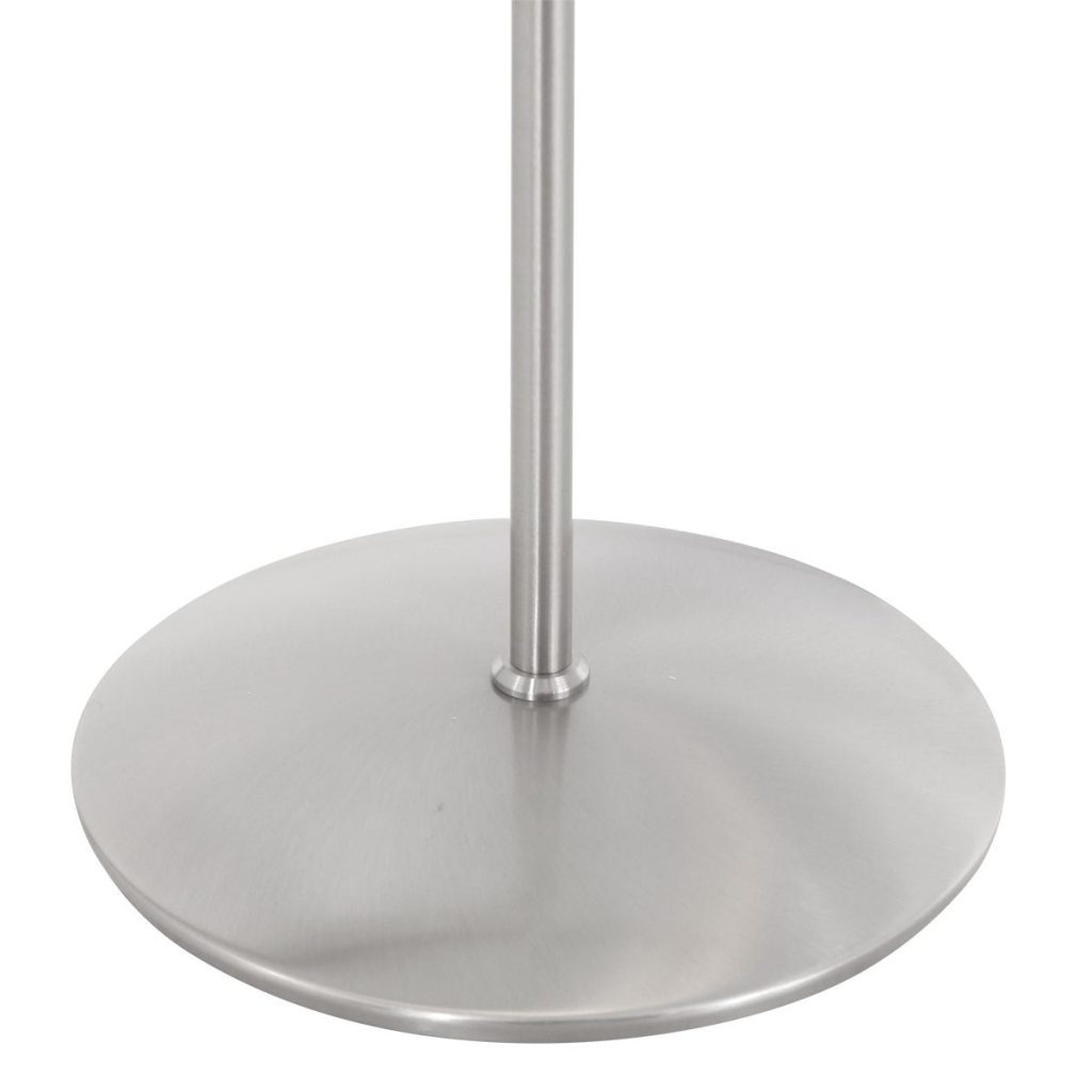 Klassieke stalen metalen glazen vloerlamp Steinhauer Tallerken - Afbeelding 13