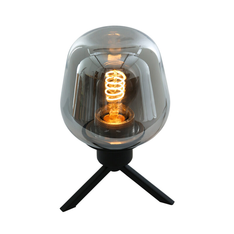 steinhauer-tafellamp-reflexion-zwart-glasmetaal-ø15cm-e27-2683zw--10