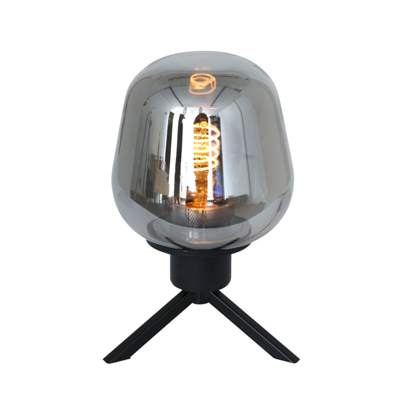 steinhauer-tafellamp-reflexion-zwart-glasmetaal-ø15cm-e27-2683zw-1