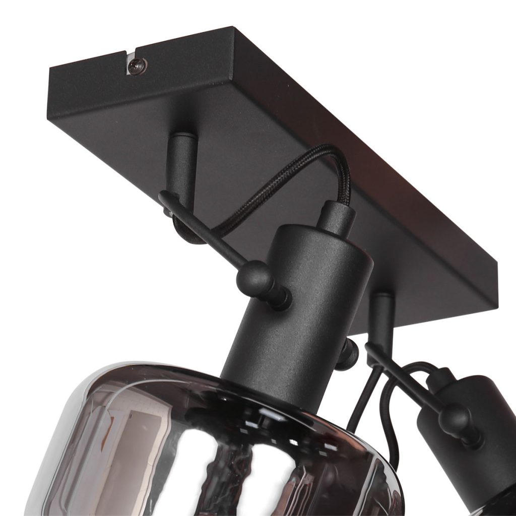 dubbele-zwarte-moderne-wandlamp-glas-wandlamp-steinhauer-glaslic-smokeglas-en-zwart-3865zw-4
