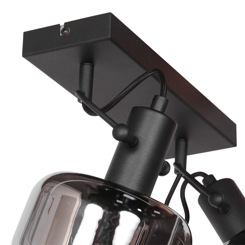 steinhauer-wandlamp-glaslic-zwart-glasmetaal-designlamp-e27-3865zw-1
