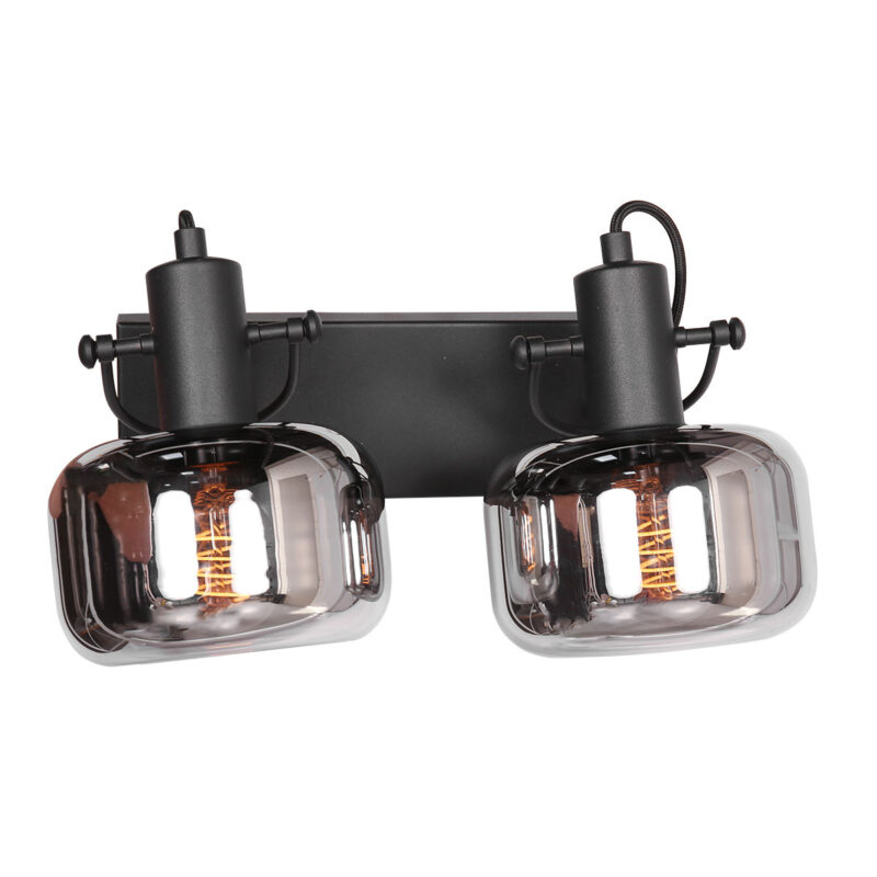 steinhauer-wandlamp-glaslic-zwart-glasmetaal-designlamp-e27-3865zw-1