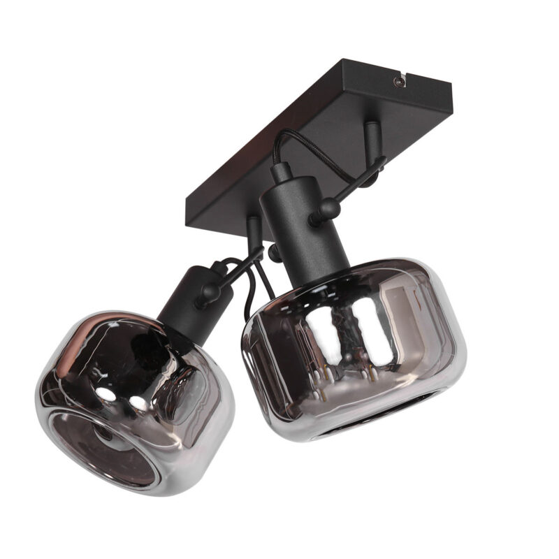 steinhauer-wandlamp-glaslic-zwart-glasmetaal-designlamp-e27-3865zw-1