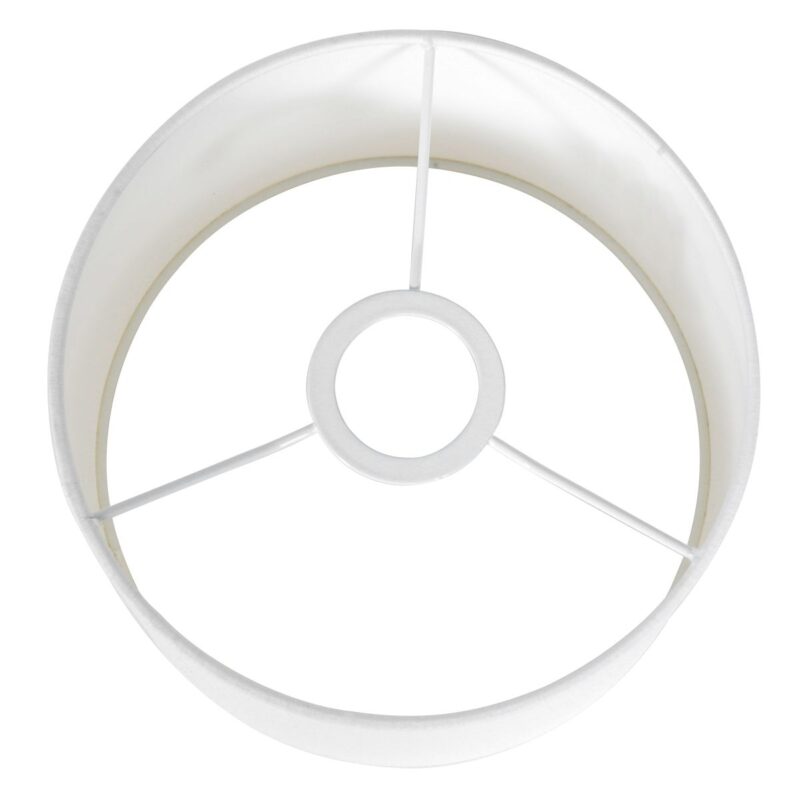 Moderne witte stoffen lampenkap Steinhauer  - Ø 20 cm - Afbeelding 5