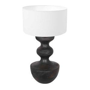 annelighting-tafellamp-lyons-zwart-houtlinnen-ø40cm-e27-3475zw-1