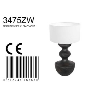 annelighting-tafellamp-lyons-zwart-houtlinnen-ø40cm-e27-3475zw-1