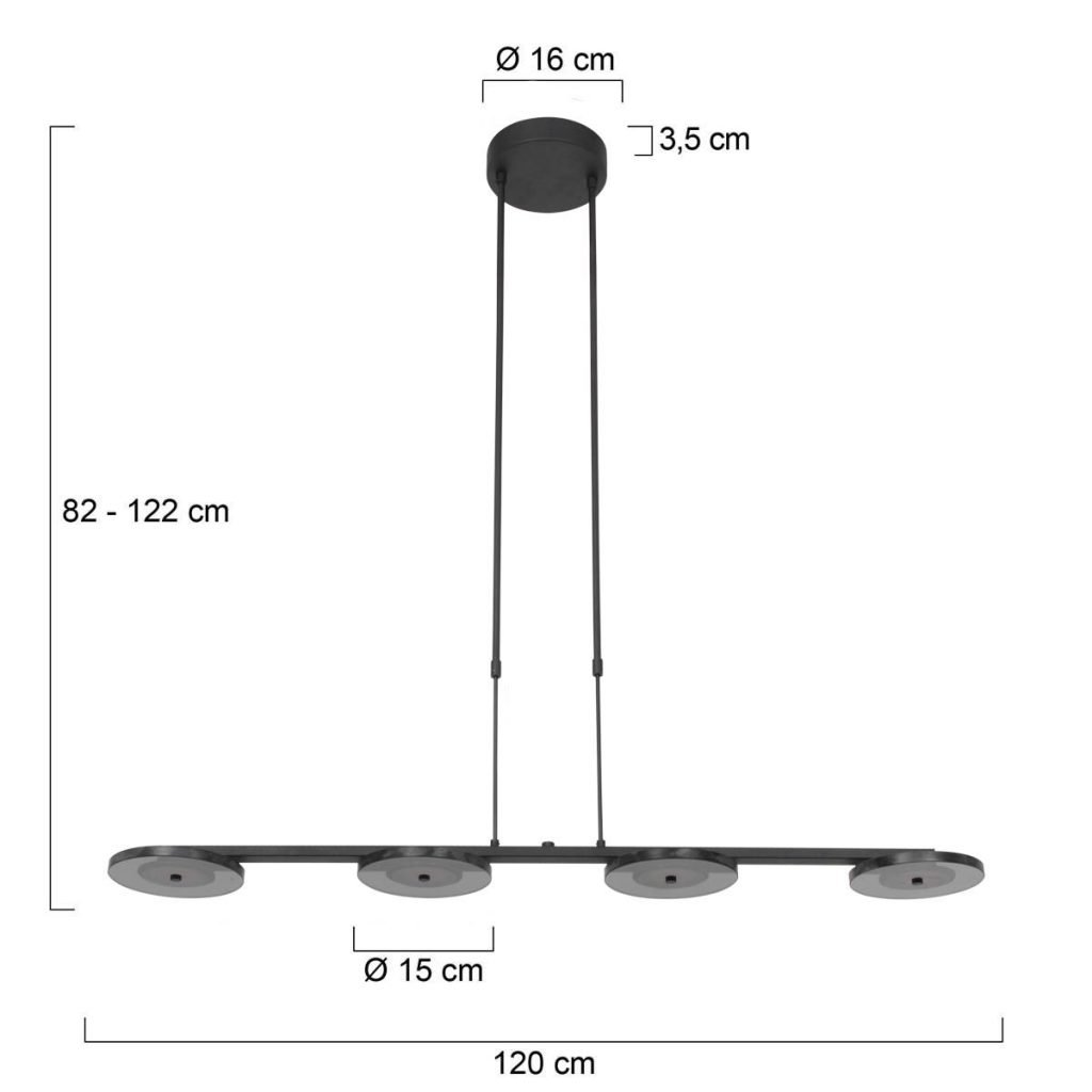 Elegenate LED-glasplaatlamp Steinhauer Turound - Afbeelding 7