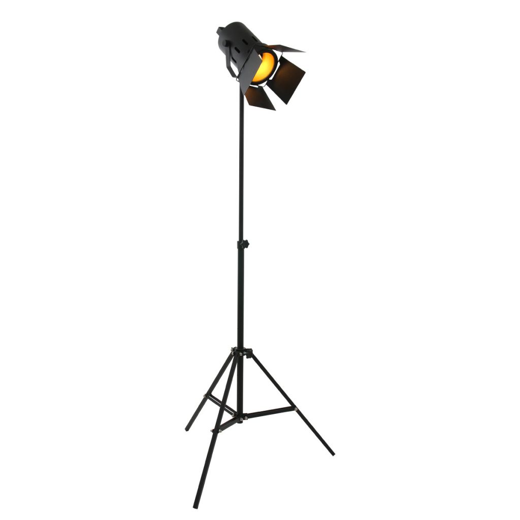 mexlite-vloerlamp-carree-zwart-metaal-ø45cm-e27-1577zw-1
