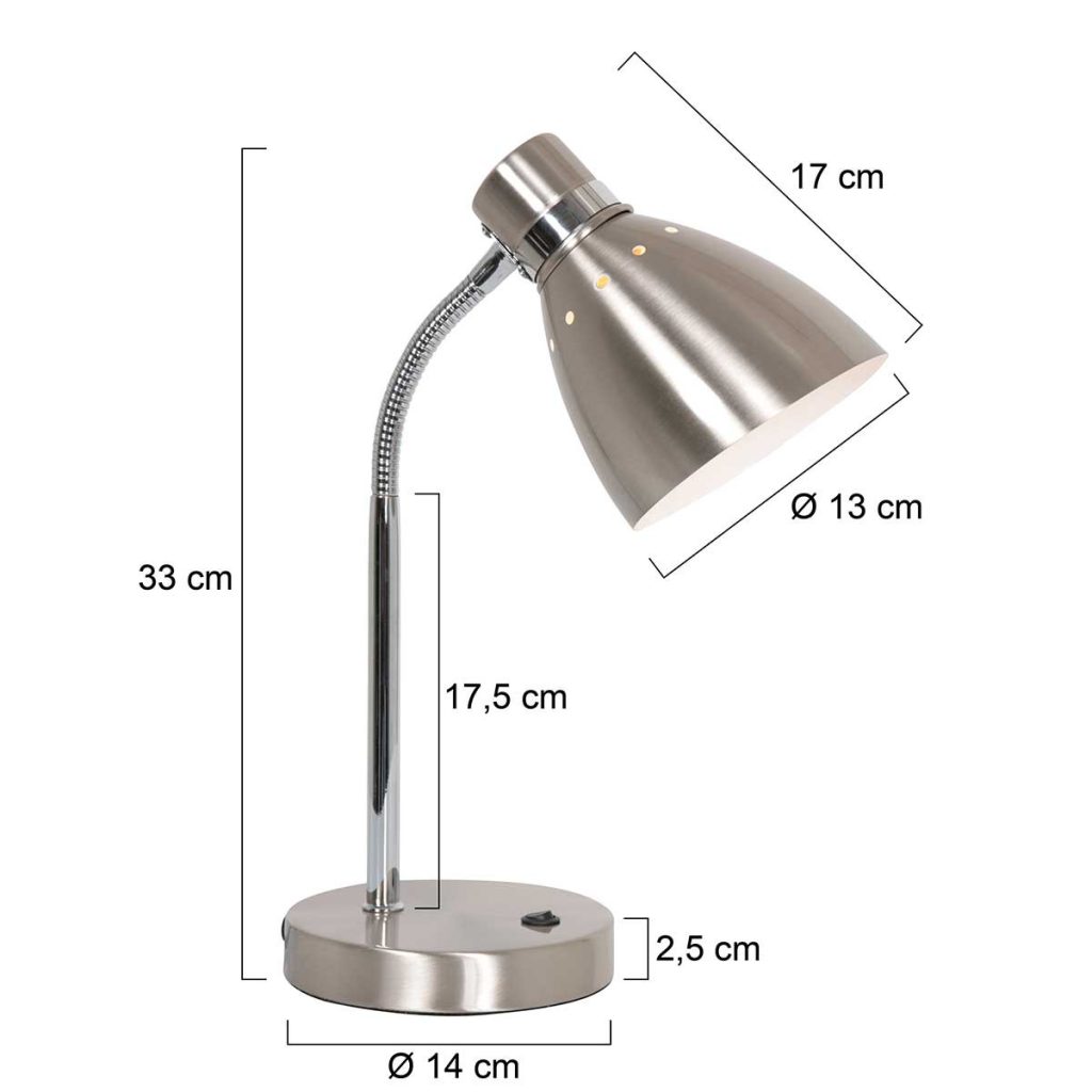 Flexibele tafellamp Steinhauer Spring - Afbeelding 6