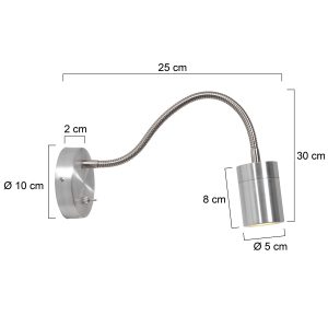 mexlite-wandlamp-upround-staal-metaalstaal-bedlampje-gu10-3390st-1