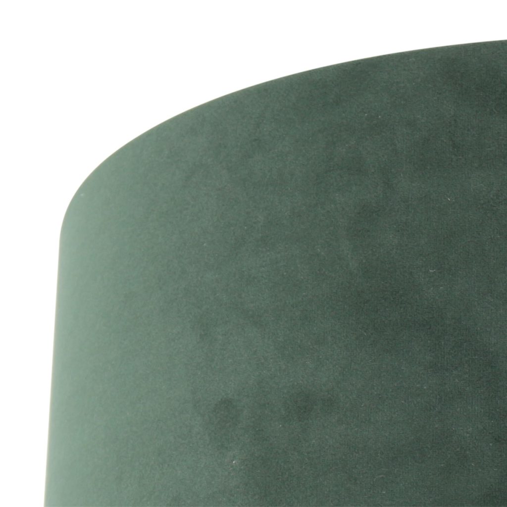 Moderne lampenkap groen velours Steinhauer  - Ø 40 cm - Afbeelding 4