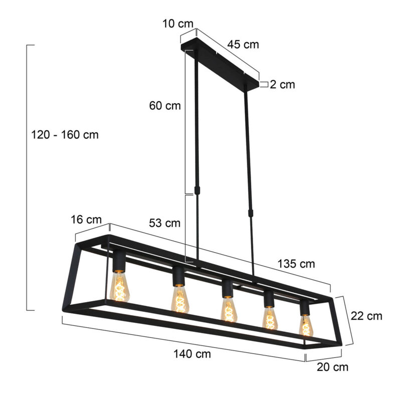 mexlite-hanglamp-buckley-zwart-metaal-groteeettafellamp-e27-2675zw-1