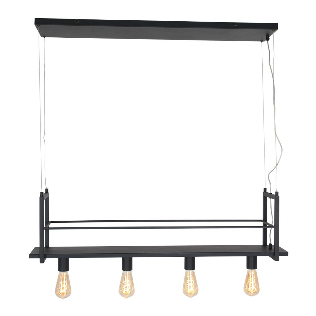 mexlite-hanglamp-buckley-zwart-metaal-groteeettafellamp-e27-2983zw-1