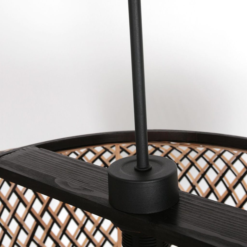 Gevlochten Rotan hanglamp Anne Lighting Maze - Afbeelding 6