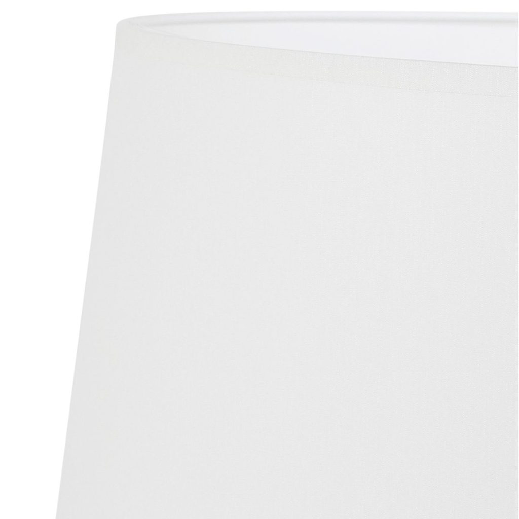 Moderne witte stoffen lampenkap Steinhauer  - Ø 45 cm - Afbeelding 3
