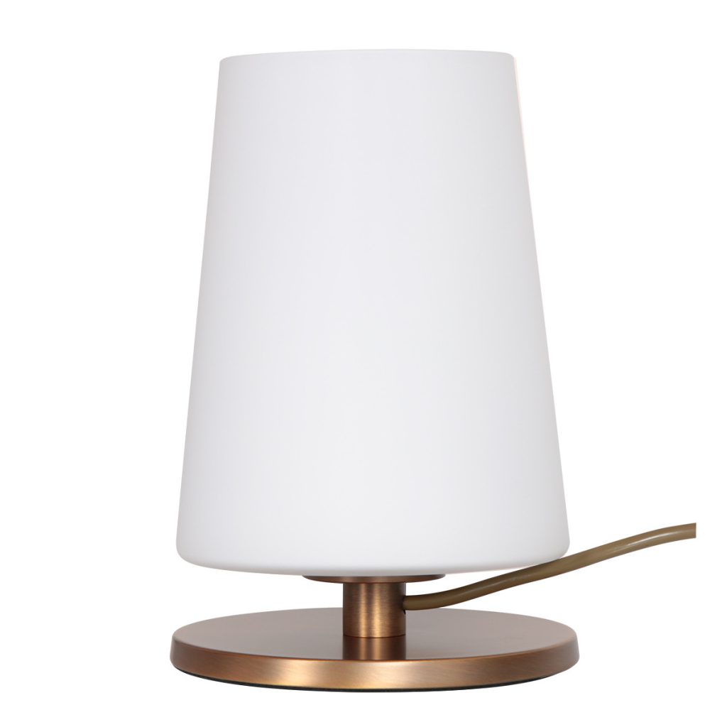 Klassieke melkglas tafellamp brons Steinhauer Ancilla - Afbeelding 11